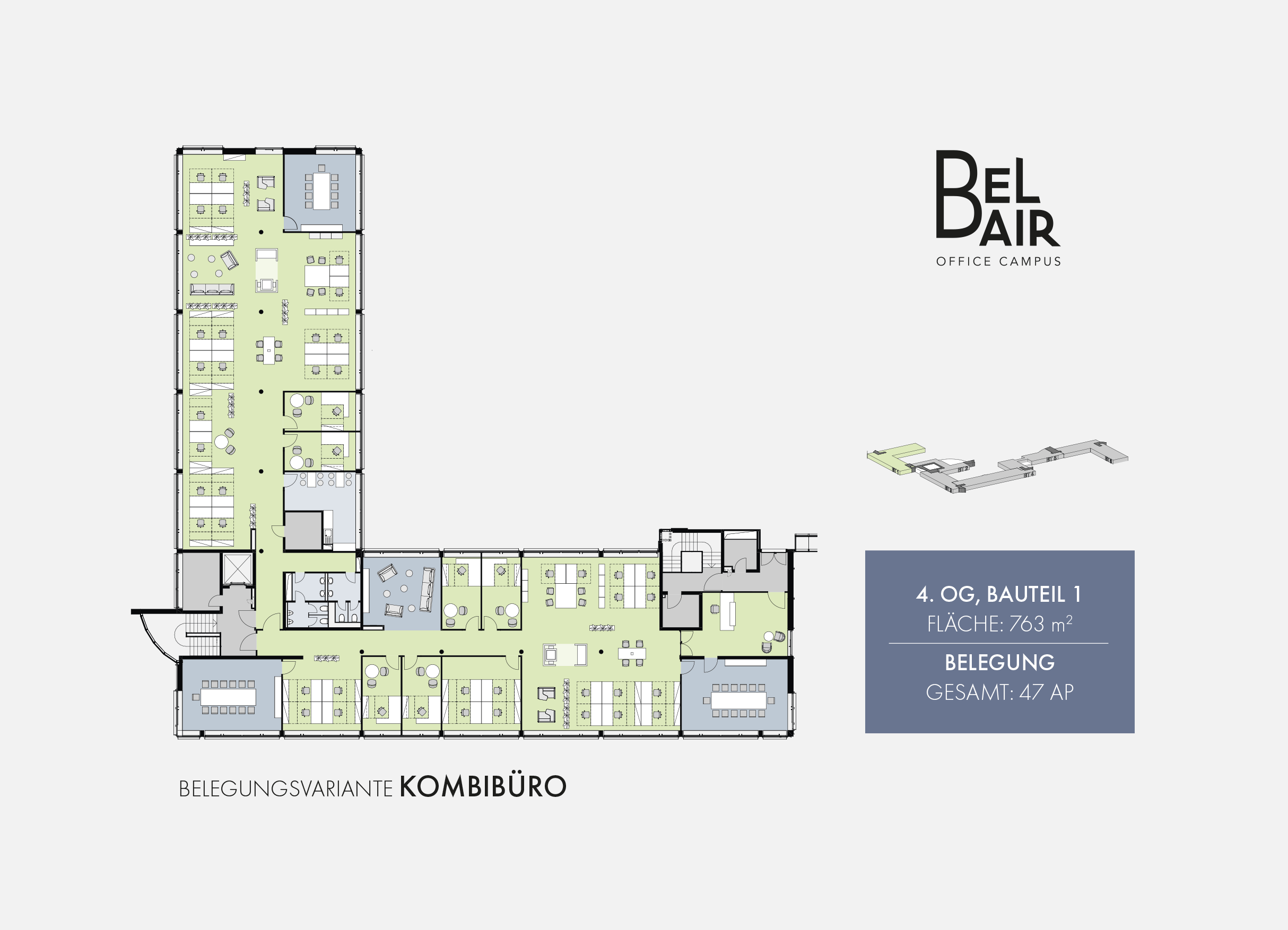 BelAir - Grundriss Kombibüro